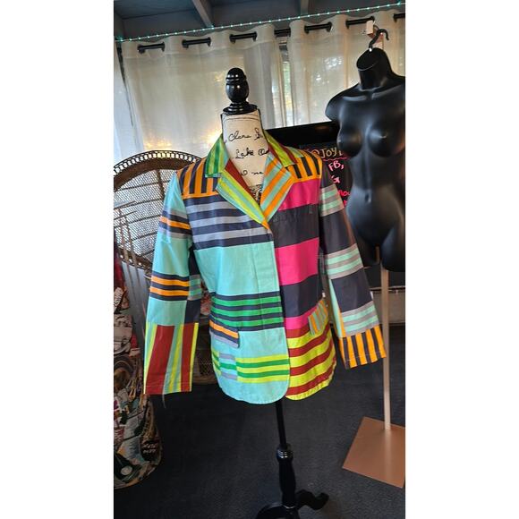 berek Jackets & Blazers - vintage 80s 90s berek color block bold blazer jacket